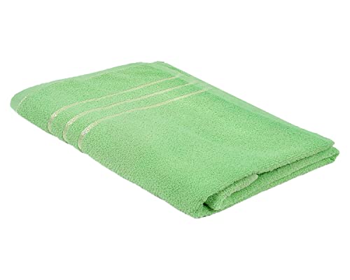 Image of Kuber Industries Soft Cotton Bath Towel for Hands, Face, Newborn Babies, Toddlers, Children, 19 inchx38 inch- Pack of 4 (Green & Peach)