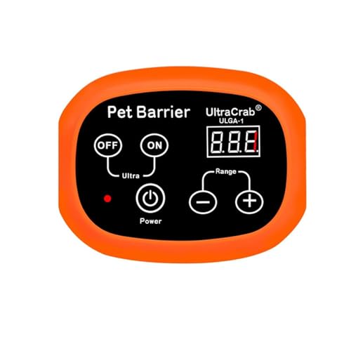 UltraCrab Indoor Pet Barrier for Home,Keeps Areas Off Limits,Dog Home Proofing, Waterproof/Rechargeable/Beep/Static Training Collar,Wireless Electric Fence,Only Transmitter