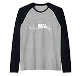 Photo Gallery camper caravan motorhome heartbeat camping van maglia con maniche raglan Photo Gallery camper caravan motorhome heartbeat camping van maglia con maniche raglan