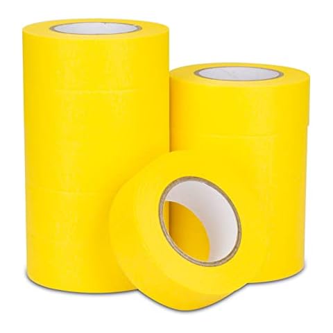 Haraqi 10pcs 25mm Low Tack Painters Masking Tape for Painting Artists Decorating about 25mm Cover