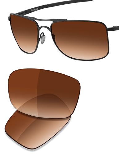 Image of SAUCER Premium Replacement Lenses & Rubber Kits for Oakley Gauge 8 L OO4124 | UV400 Protection, Anti-Scratch, Precise Fit
