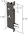 Prime-Line Products K 5064 Security Door Mortise Lock Insert, Heavy Duty, Non Handed