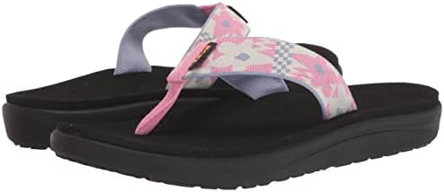 Teva K Voya Flip Sandal, Bold Floral Rosebloom, 11 US Unisex Little Kid | Image 6