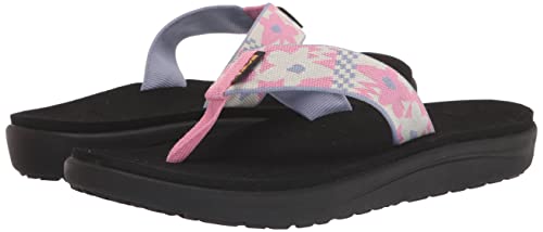 Teva K Voya Flip Sandal, Bold Floral Rosebloom, 1 Us Unisex Little Kid #TOP6