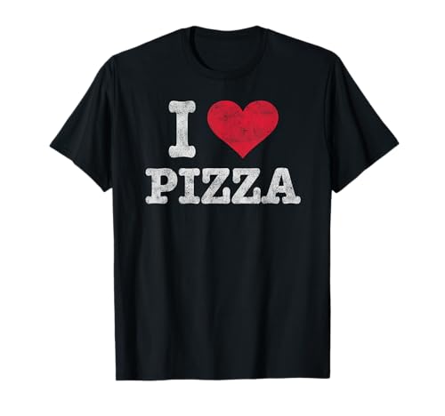 Vintage I Love Pizza T-Shirt Trendy Gift T-Shirt