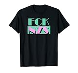 FCK NZS Retro Vintage Gegen Rassismus Faschismus Regenbogen T-Shirt