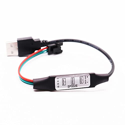 Controlador Mini USB 3Key para LED WS2811 WS2812B SK6812RGB miniatura 1