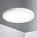 Lumare LED Plafonnier 12W | 1 piece | Extra plat | Blanc Rond | 800lm, IP44, Ø170mm | Remplace env. 60W | Plafonnier, salon salle de bain | Moderne, Blanc Chaud