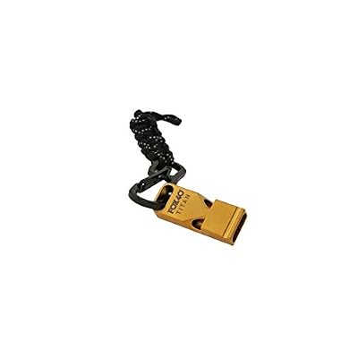 Fox 40 Titan Premium Dual Tone Titanium Whistle - Gold