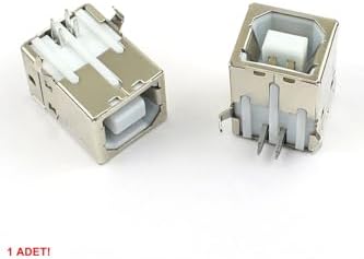 Alkatronik Usb Type B Dişi Soket USB 2.0 4 Pin Lehimlenebilir Elektronik Cihaz Usb Port Adaptör Konnektör - Görsel 7