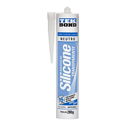Cola De Silicone Tekbond Neutra Transparente 280g