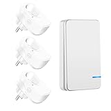 【Portée de la télécommande】La prise télécommandée sans fil offre une portée allant jusqu'à 100 mètres en espace dégagé.Son signal puissant traverse portes,fenêtres et murs sans interférer avec les appareils électroniques voisins.