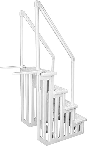 image for XtremepowerUS XtremepouwerUS 4-Step Above Ground Swimming Pool Ladder 