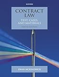 Contract Law: Text, Cases, and Materials