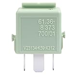 Pack of 1 Relay V23134-K59-X312 61368373700 40A 12VDC 5-Pin SPDT Automotive Relay – Compatible with BMW, mini, Rolls Royce – Fixes Fuel Pump & Cooling Fan Failures