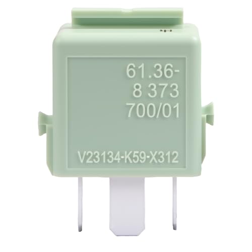 Pack of 1 Relay V23134-K59-X312 61368373700 40A 12VDC 5-Pin SPDT Automotive Relay – Compatible with BMW, mini, Rolls Royce – Fixes Fuel Pump & Cooling Fan Failures