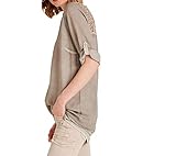 100% Polyester Heine Exklusiv, Farbe Moderne Bluse m. Spitze, Farbe Taupe, Göße 36