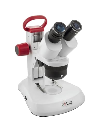 Premium Binocular Stereo Microscope, Dual Magnification, Dual Illumination - Eisco Labs