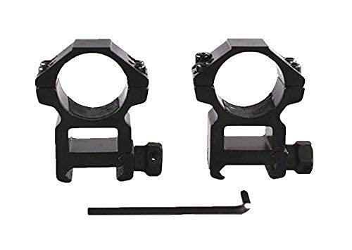 HWZ 1"/30mm Dovetail Scope Mount Rings Medium Profile for 11mm/20mm Dovetail Picatinny (2 Pieces) (25mm,20mm,Hight) – vue 4