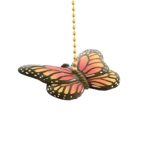 Clementine Design Monarch Butterfly Ceiling Fan Pull Chain Light Decorative Extension