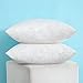 MIULEE Set of 2 24x24 Inches Throw Pillow Inserts, Down and Feather Cotton Decorative Pillows, Square Sham Stuffer for Sofa Couch Cushion Living Room