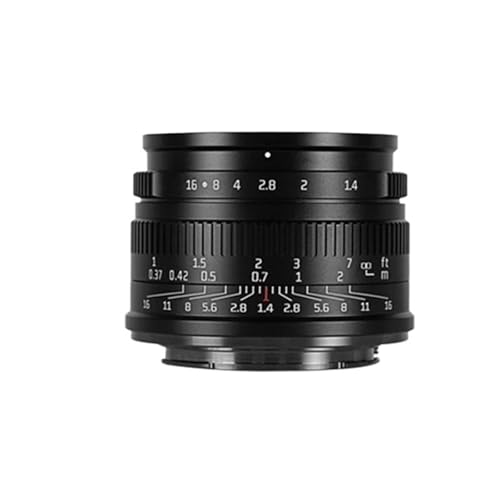 Camera Lens, Lente Principal APS-C de 35 mm f/1.4, Compatible con Sony E ZVE10 A6000 FX30 Fujifilm FX X-H2 Micro 4/3 Epm1 Nikon ZFC Canon RF RP(E Mount)