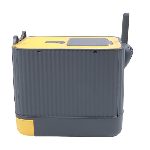 Caixa de Areia para Gatos Fechada, Caixa de Areia Estilo Gaveta de Grande Capacidade Com Colher, Cai