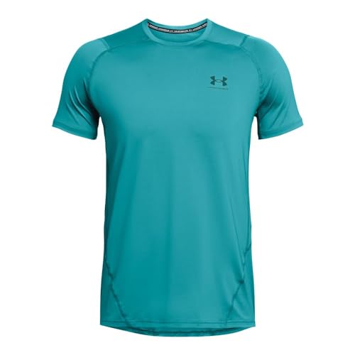 Image of Under Armour Men's UA HG Armour Comp SS Short Sleeve Functional Shirt Quick Dry T-Shirt with Compression Fit