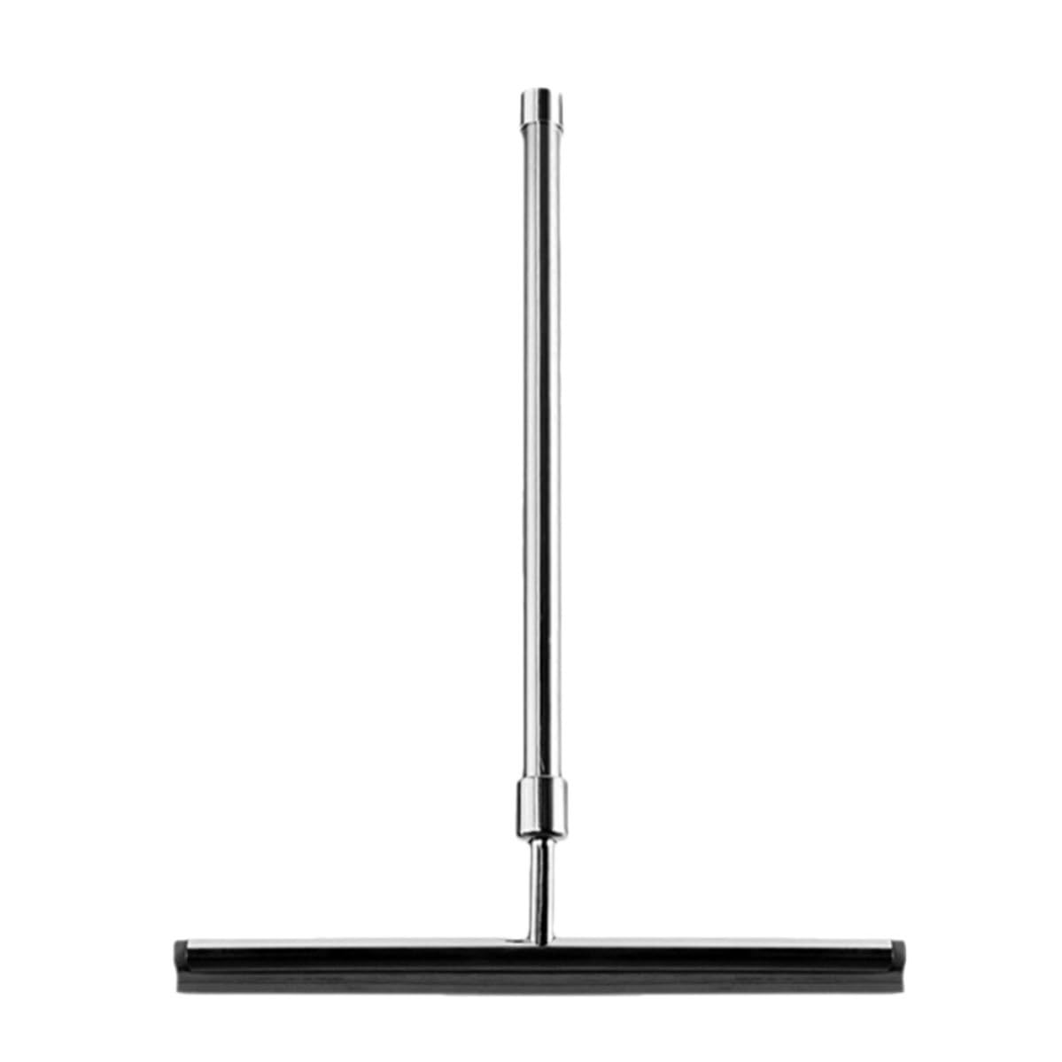 Luxshiny Limpiador de Ventanas y Ducha Telescópico de 23 Pulgadas Escobilla de Goma y Acero Inoxidable, Multiusos y Fácil de Operar para Baños y Superficies