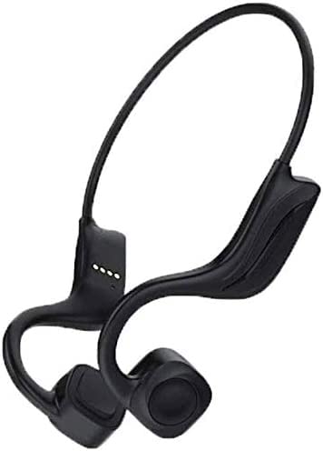 LEONYS Bone Conduction Headphones, Wireless Bluetooth 5.0 IPX8 Waterproof Sports Bluetooth Earphones w/Mic, 6D Panoramic Surround Sound for Sports Listening Cycling Running Gym