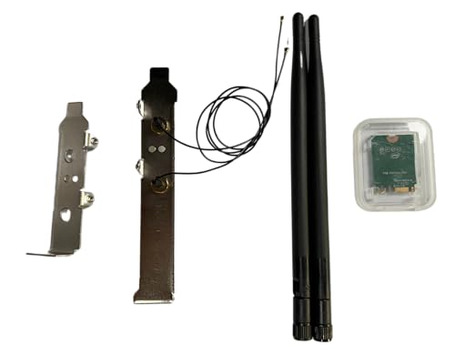 Plugnet | Intel AX210NGW Wi-Fi 6E Adapter, Tri-Band 2.4/5/6 GHz, Up to 2.4 Gbps, M.2 for Desktop, Bluetooth 5.3, Windows 10/11, Linux Compatible... - Image 2