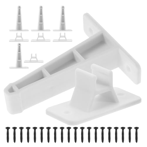 PACKOVE Replacement Door Holder in White 5 Pack Plastic Socket Trailer Door Holder Latch Catch Sturdy and Easy to Install