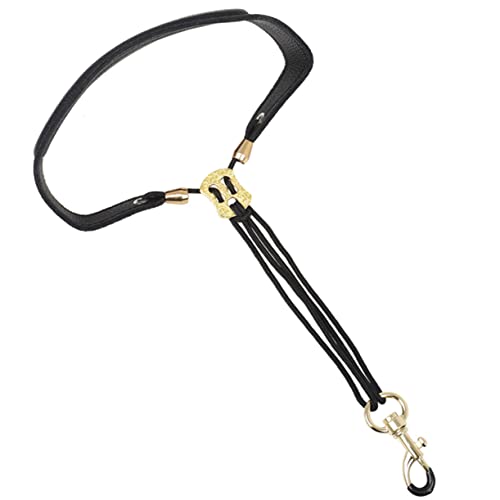 TOGEVAL サックススト サックス用スト サックススリング サックス練習用ハーネス サックスネックベルト サックスホルダースト サックスハーネススト 金属 Black