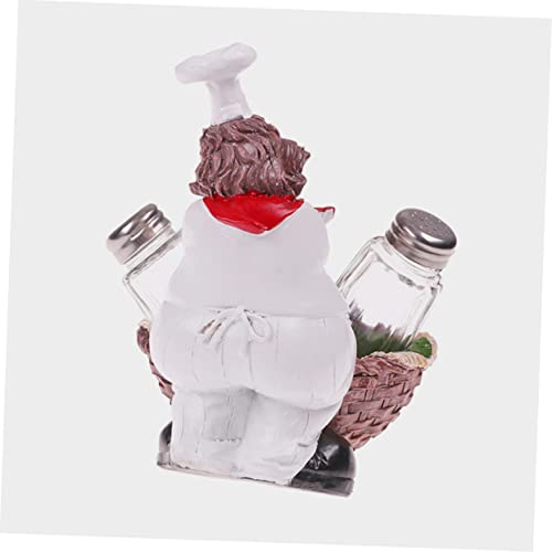 STOBAZA 3 sets glazen figuren campingstrooiers peperfamilie decoratief zakelijk glas kruidenstrooier vormorganisator… - Afbeelding 3