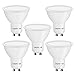 Lepro GU10 LED Kaltweiss, 5W 450 Lumen LED GU10 Kaltweiß , Leuchtmittel 5000 Kelvin Kaltweiss, LED Lampe GU10 Nicht Dimmbar, 5er Pack