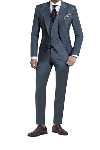 Costume homme trois pièces anti-plis pour rester impeccable au mariage ou en affaires