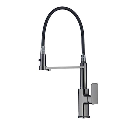 Mitigeur robinet de cuisine 3 voies laiton gris eau potable évier