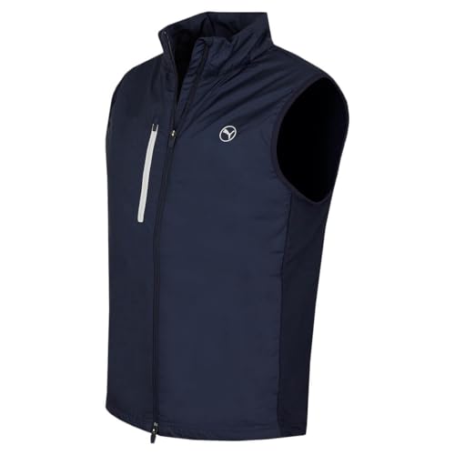 PUMA Golf Mens Hielands Vest Gilet - Deep Navy - M