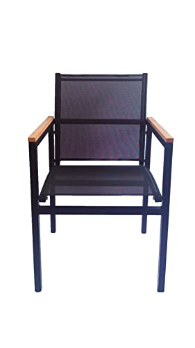 Cadeira em Tela Sling Califórnia (PRETO)