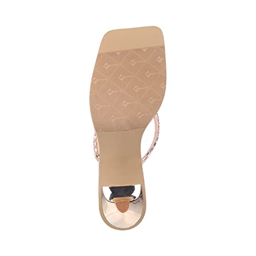 Metro Women Kitten Heel Sandal - Image 6