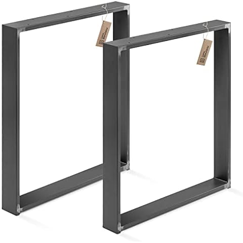 LAMO Manufaktur Patas de Acero para Mesa Comedor 2 Piezas Cover