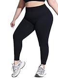 MZYFDC Leggings Mujer Push Up Cintura Pantalones de yoga for mujer, mallas deportivas secado rápido, fitness, pantalones entrenamiento for levantar la cadera(Black,3XL 90-102kg)