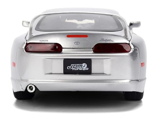JDM Tuners - 1995 Toyota Supra (Plateado) 1:24 miniatura 7