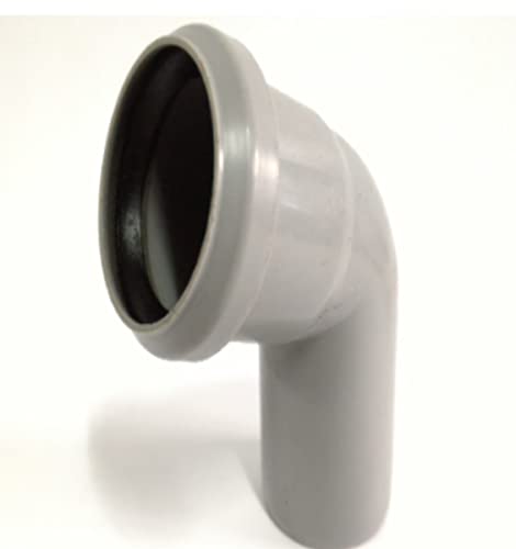 Curva Per Scarico Htb Ø50Mm/67,3° - Con Guarnizione - In Polipropilene Colore Grigio