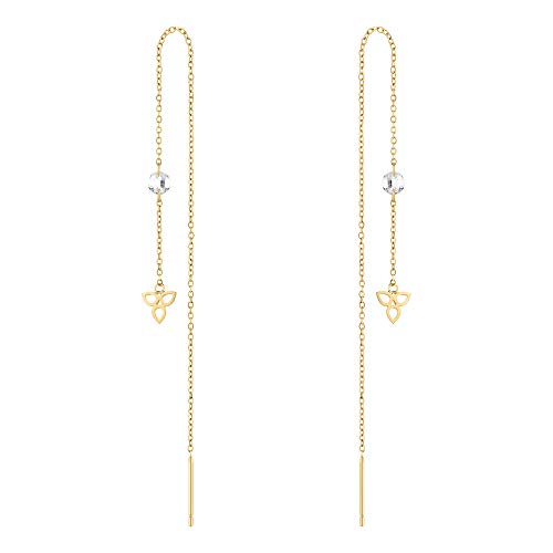 Tamaris Damen Ohrring in Gold aus Edelstahl TJ-0005-E-12