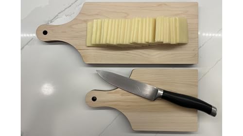 Tabla para cortar simple de madera de arce 13 in miniatura 3