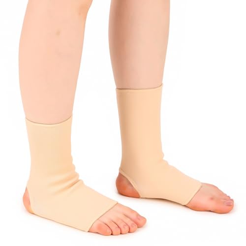 Image of Anklet ankle compression socks /sleeve without heel for Plantar Fasciitis, Common Foot Pain, Swelling, and Arch, Heel, and Ankle Support (L)