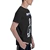 Men's Rock Singer T-Shirts Cotton Graphic Short Sleeve Top for Men Crew Neck Outdoor Shirt Black L #1