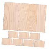 BESPORTBLE 8 Stück Teiliges Taekwondo Holzbrett Dicke Karate Bruchbretter Stabile Trainings Aufführungsbretter für Erwachsene und Robustes Kampfsport-Equipment in Beige