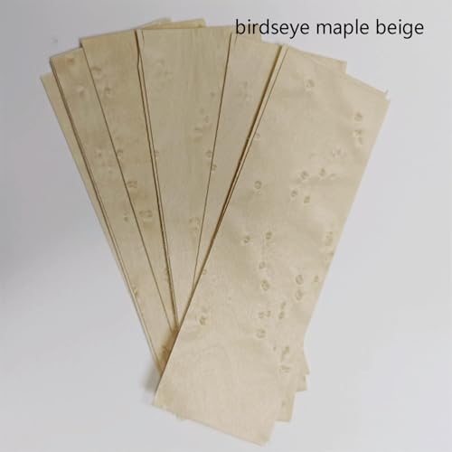 Chapa de madera exótica de 1.5 x 5.5 pulgadas para diapasón y carpintería 7